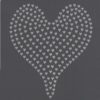 Heart Of Hearts T Shirt Metallic tone on tone - Image 2